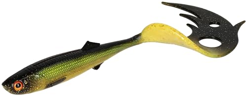 Gummifisch Gummi Köder Mikado Sicario Pike Tail (14cm/Tench) von Meduza