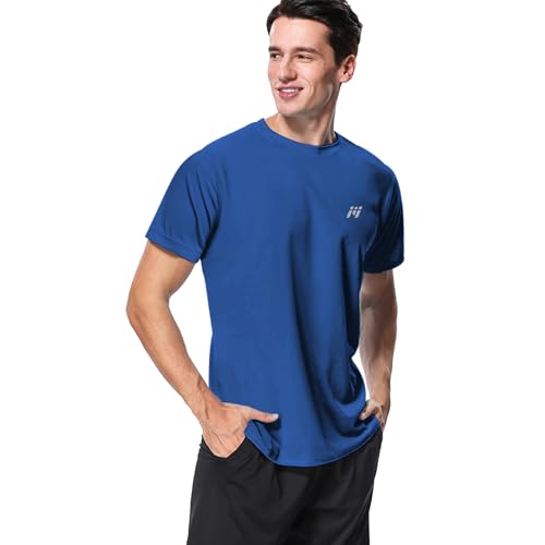 MeetHoo Rashguard Herren, UV Shirt Rash Vest UV-Schutz Schwimmshirt UPF 50+ Kurzarm für Surfen Schwimmen Running von MeetHoo