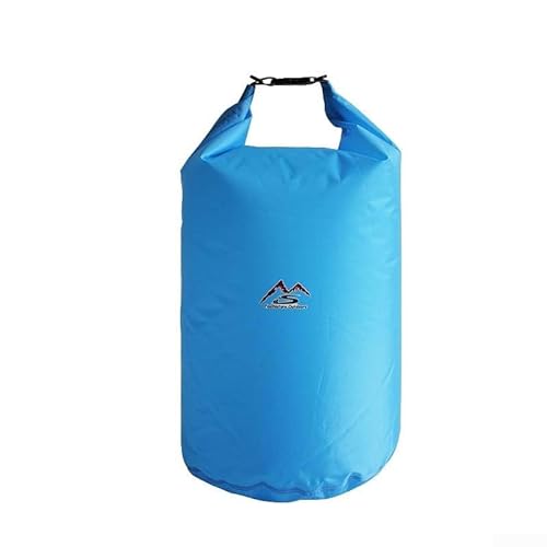 MeevrgR Wasserdichte Tasche für Abenteurer zum Wandern, Camping, Kajakfahren, Angeln (lila), Wie abgebildet, Light Blue 20L von MeevrgR