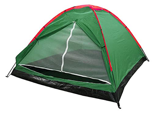 Megashopitalia Unisex – Erwachsene Sitzer Campingzelt für 4 Plätze, grün, L240xP210xH130 cm von Megashopitalia