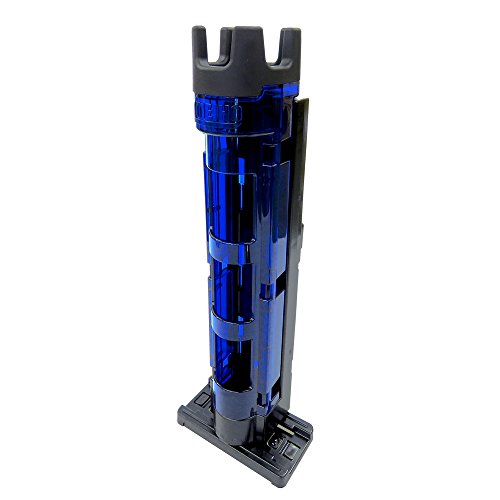 Meiho Rod Stand BM 250 Blue/Black No Srew 5x5,4x28cm - Rutenhalter für Angelboxen, Rutenständer für Tackleboxen, Rutenhalterung für Köderboxen von Meiho