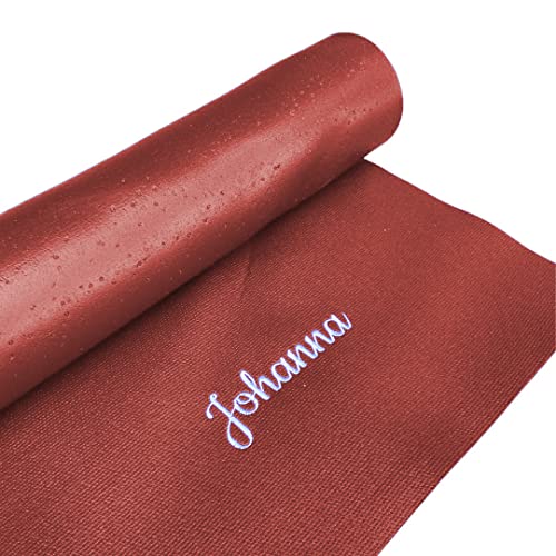 Yogamatte Personalisiert (Rot) von Mein MONOGRAMM