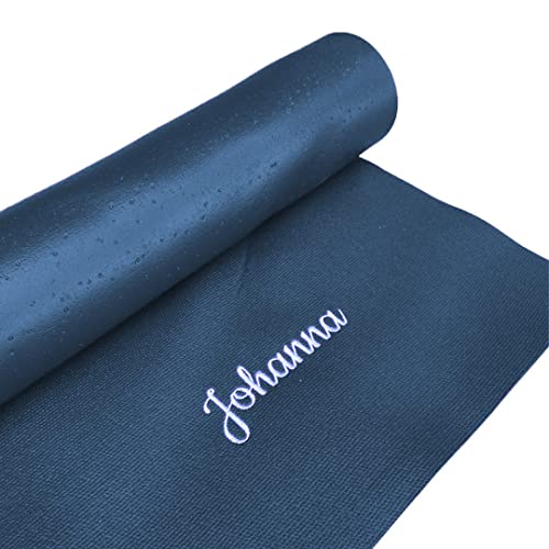 Yogamatte Personalisiert (Blau) von Mein MONOGRAMM