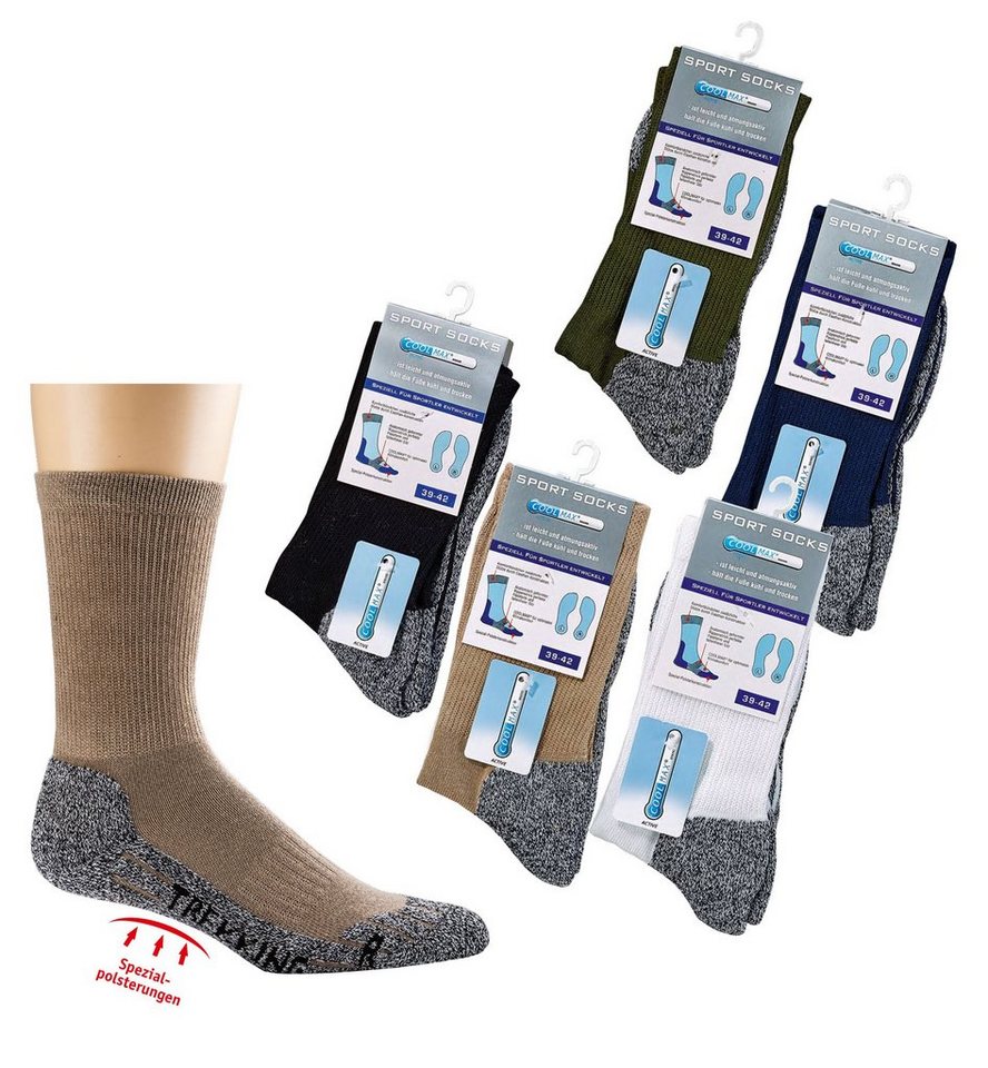 Mein Style Wandersocken Coolmax Trekking Socken (1-Paar) von Mein Style