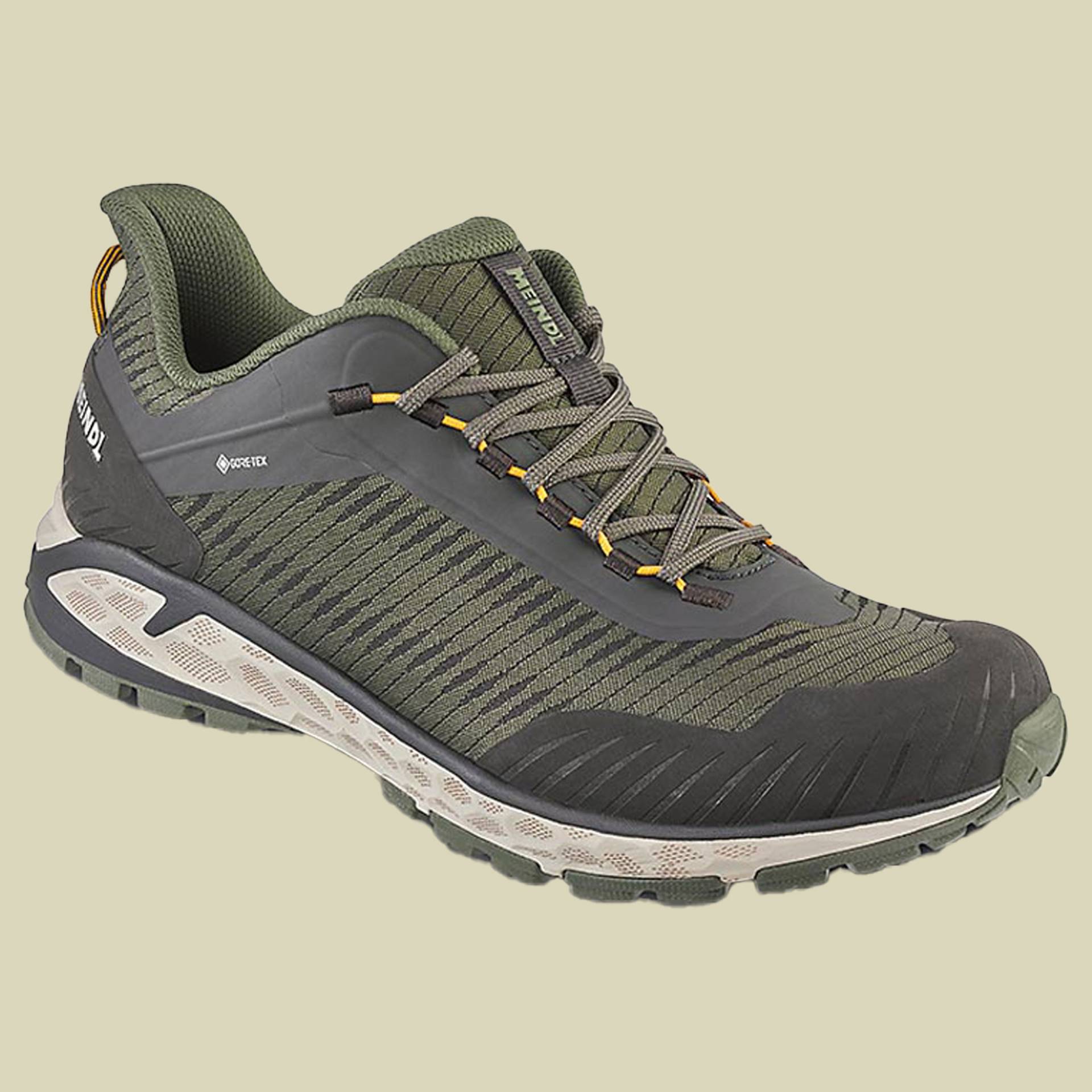 Power Walker 4,2 Men UK 9,5 grün - Farbe oliv/orange von Meindl