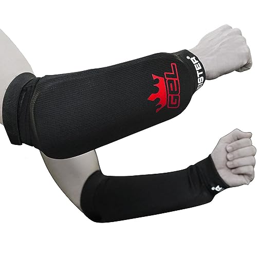 Meister MMA elastischer Unterarmschutz mit Gelpolster - 1 Paar - Schwarz - XS Meister MMA elastischer Unterarmschutz mit Gelpolster - 1 Paar - Schwarz - XS von Meister