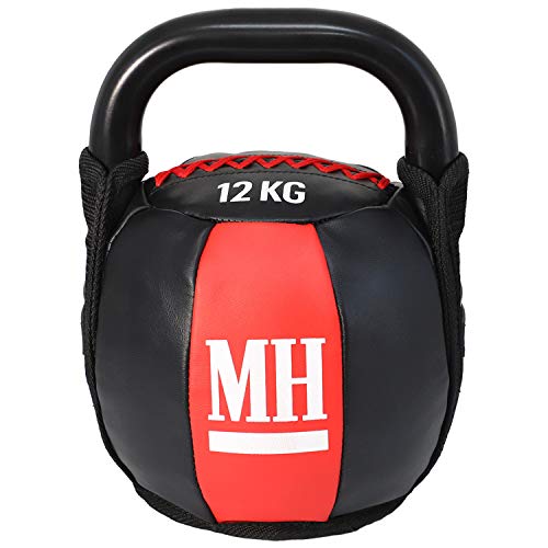 Men's Health Power Soft Kettlebell 12 kg, 1 STK. Kugelhantel mit hochwertigen Stoffüberzug, Crossfit, Functional Training, Muskelaufbau von Men's Health
