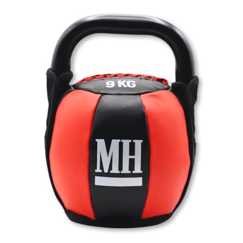 Men's Health Power Soft Kettlebell 9kg, 1 STK. Kugelhantel mit hochwertigen Stoffüberzug, Crossfit, Functional Training, Muskelaufbau von Men's Health