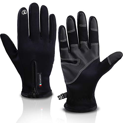 MengH-SHOP Winter Glove Warme Handschuhe Touchscreen Winterhandschuhe rutschfeste Sporthandschuhe Laufhandschuhe Unisex für Radfahren Laufen Fahren Joggen Skifahren, L von MengH-SHOP