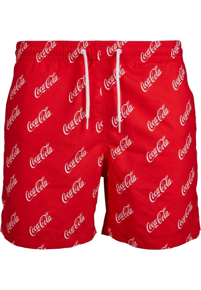 Merchcode Badeshorts Herren Coca Cola Logo AOP Swimshorts von Merchcode