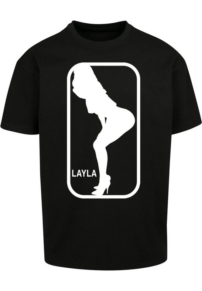 Merchcode T-Shirt Merchcode Herren Layla Dance X Oversize Tee (1-tlg) von Merchcode