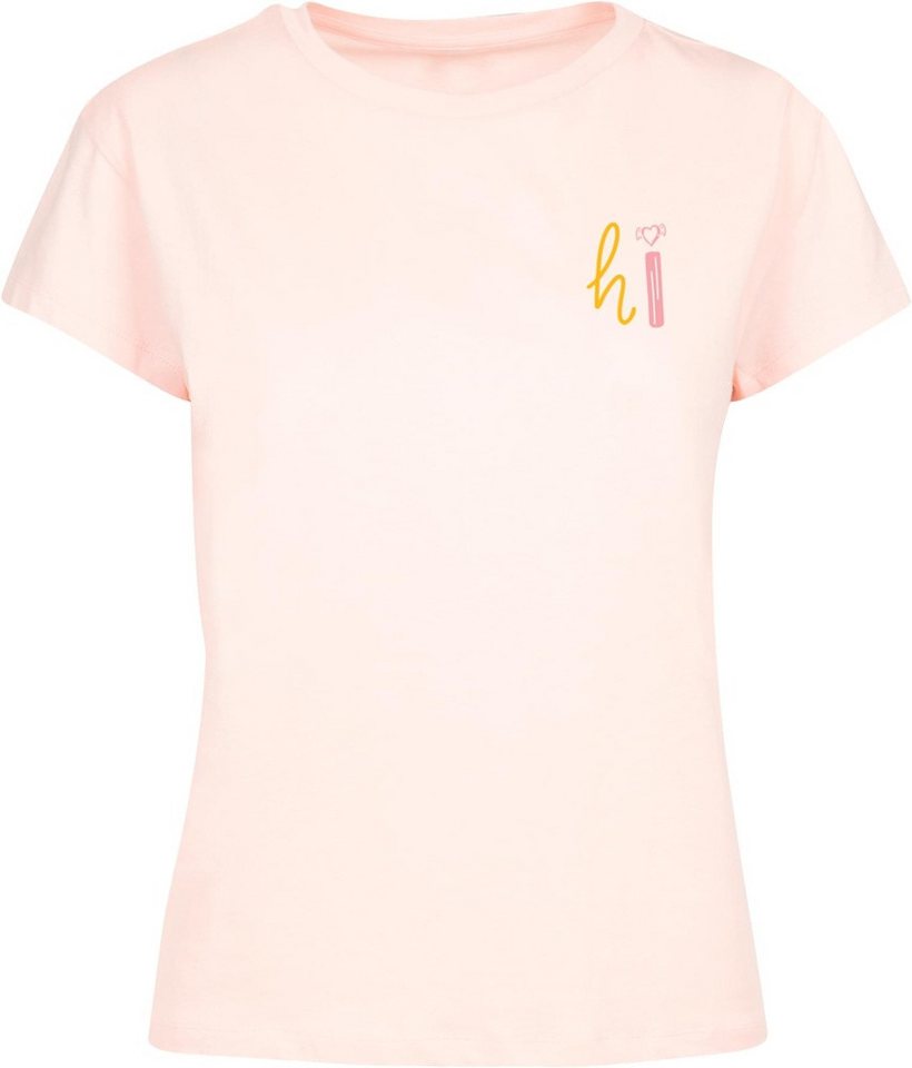 Merchcode T-Shirt Ladies Wording Hi Box Tee Merchcode T-Shirt Ladies Wording Hi Box Tee von Merchcode