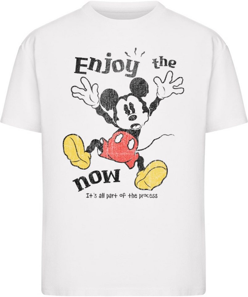Merchcode T-Shirt Mickey Mouse Enjoy The Now Tee von Merchcode