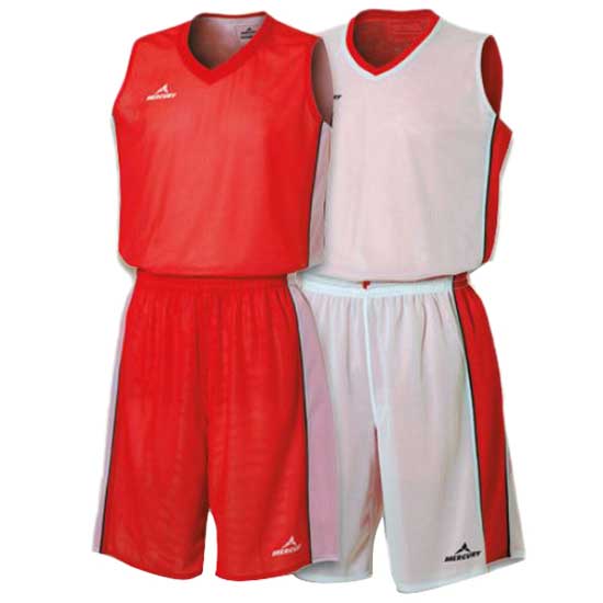 Mercury Equipment Dallas Reversible Basketball Rot,Weiß L Mann von Mercury Equipment