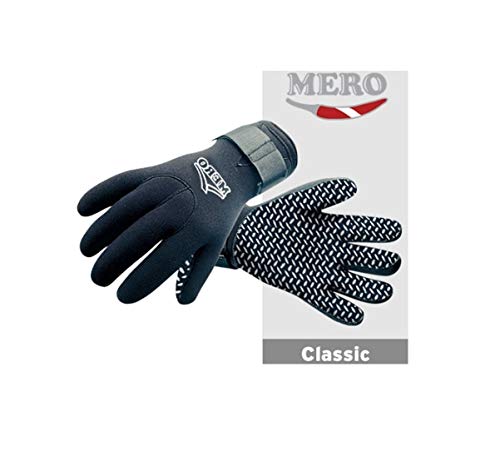 Mero - 4,5 mm - 5-Finger Tauchhandschuhe mit Klett, M von Mero
