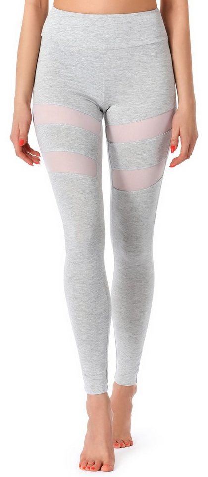 Merry Style Leggings Damen Lange Leggings Fitnesshose aus Viskose MS10-232 (1-tlg) elastischer Bund von Merry Style