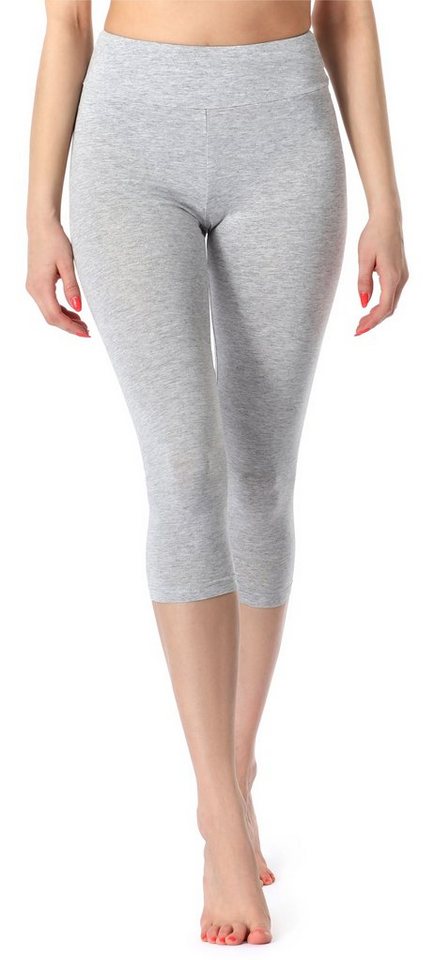 Merry Style Leggings Damen Leggings Fitnesshose 3/4 aus Viskose MS10-220 (1-tlg) elastischer Bund von Merry Style