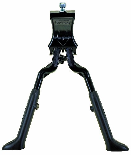 Messingschlager Unisex 'Double Leg Side Stand-Black, einstellbar von 24-28 Zoll von Messingschlager