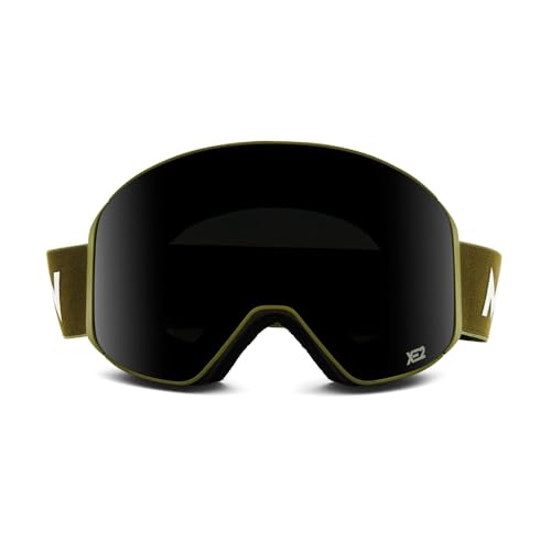 MessyWeekend Skibrille Herren & Damen für Allwetter mit magnetisch Wechselgläser - 100% UV Schutz & OTG - Schlechtwetter Wechselgläser - Snowboardbrille & Ski Brille für Frauen & Männer - CLEAR von MessyWeekend
