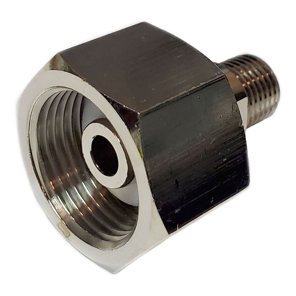 Metalsub Oxygen Special Adapter Din 477-1 Nr.9 G3/4´´ To 1/4´´ Bsp Male Silber von Metalsub
