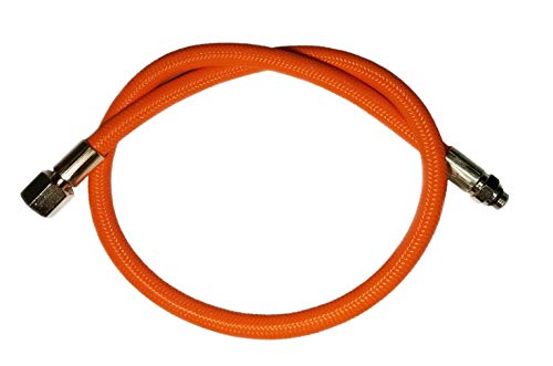 Metalsub Regulator geflochtener Flexschlauch orange, 56 cm (22 inch) von Metalsub