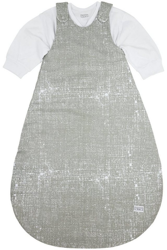 Meyco Baby Babyschlafsack Fine Lines Grey (1 tlg), 68/74 von Meyco Baby