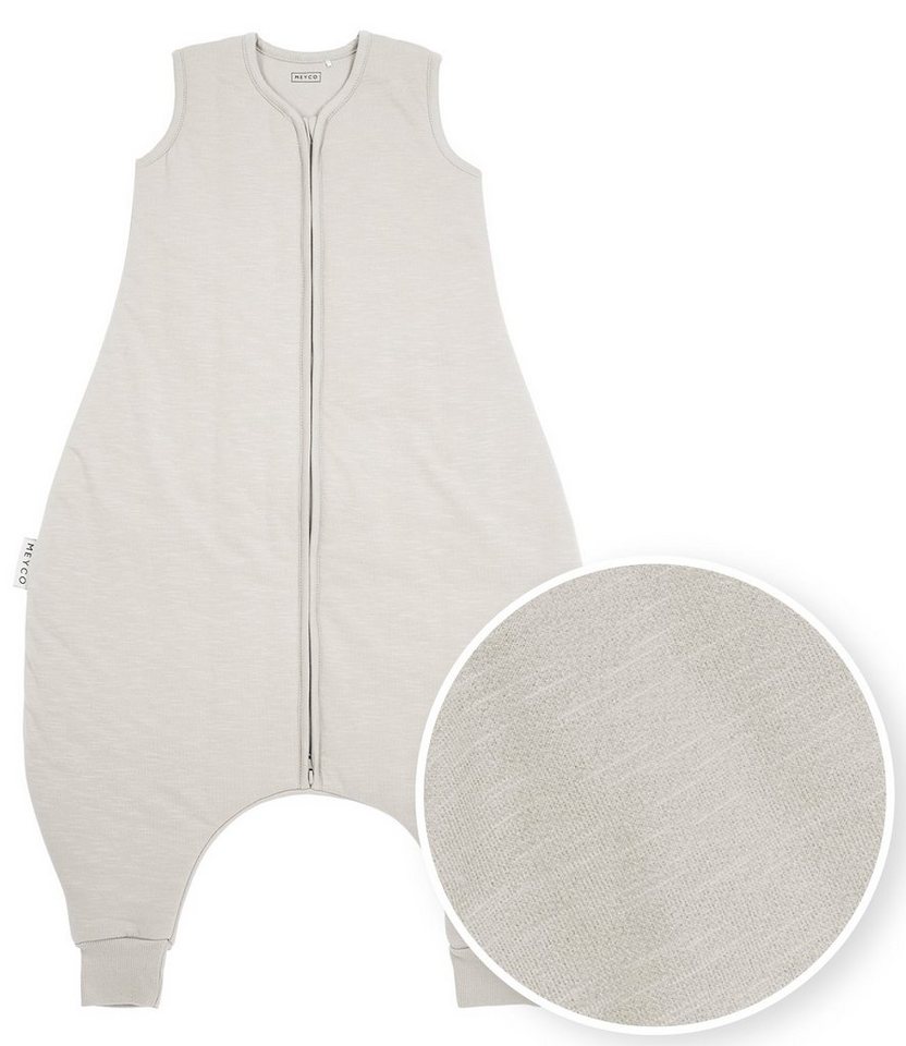 Meyco Baby Babyschlafsack Slub Greige (1 tlg), 80cm von Meyco Baby