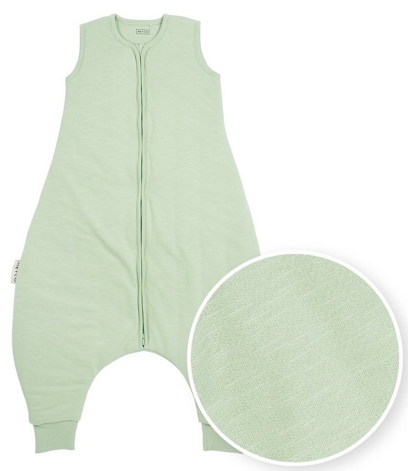 Meyco Baby Babyschlafsack Slub Soft Green (1 tlg), 80cm von Meyco Baby