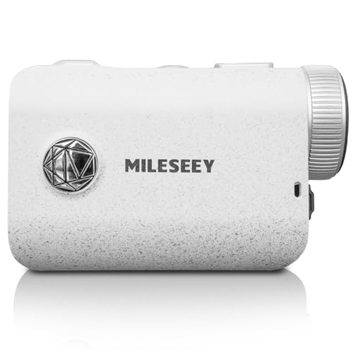 MiLESEEY Hochwertige Tasche Laser Entfernungsmesser Golf mit IP65 Wasserdicht,1000 Yards wiederaufladbarer Laser-Entfernungsmesser für Golf,0.1s Flaggenmast Verriegelung Vibration von MiLESEEY