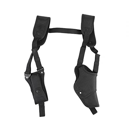 Doppelter Unterarmholster,Vertikaler Schulterholster Doppeltes Achselhöhle Pistolenhalter mit Magazintasche für M92 von MiOYOOW