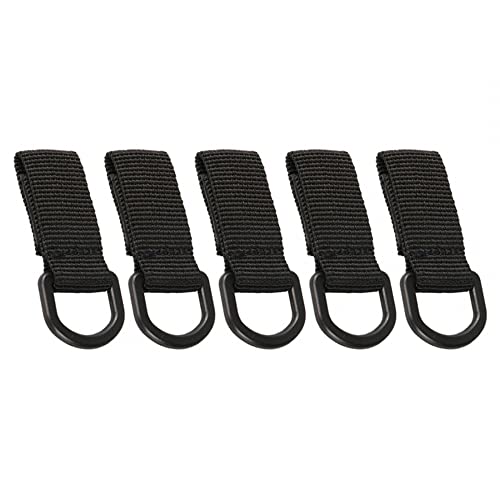 5 STÜCKE Tactical Molle D Type, tragbares Tactical Molle Key Ring Gear zum Aufhängen von Wasserflaschen, Schlüsseln oder Anderen kleinen Gegenständen von MiOYOOW
