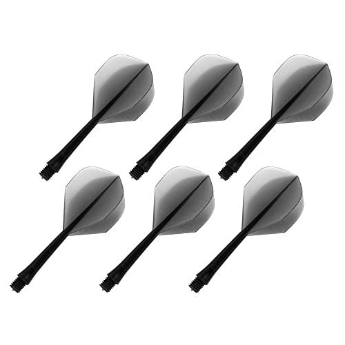 MiOYOOW 6 Stück Integration Dart Shaft Flights,Lichte Tragbar Dart Pins Zubehör Starke Flexibilität Dart Schäfte Flights mit Gewindedurchmesser 6mm für Outdoor Spiele von MiOYOOW