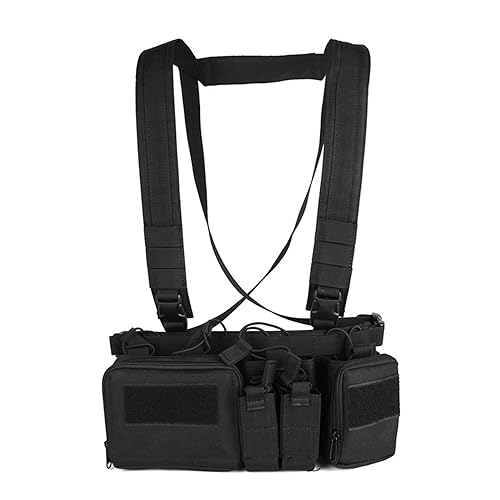 MiOYOOW Chest Rig Bag, Radio Walkie Talkie Brusttasche Tragetasche für Männer Jagd Training von MiOYOOW