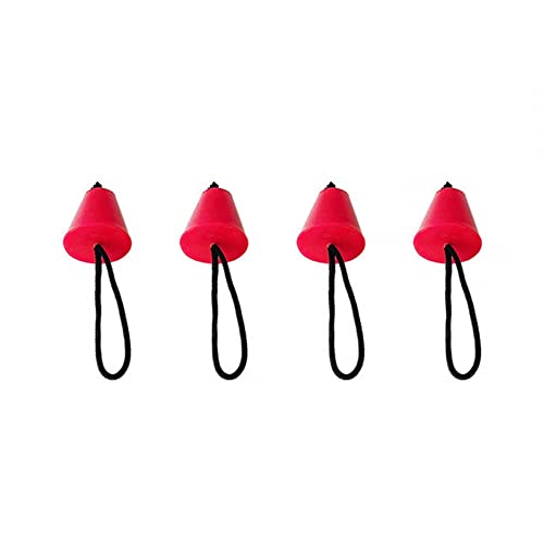 MiOYOOW Kayak Scupper Plug Set, 4 Stück Kayak Scupper Stecker kit Silikon Scupper Stöpsel Abflusslöcher Stopper für Boot Kajak Kanu Stopper Ersatzteil von MiOYOOW