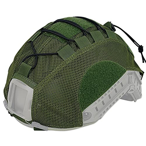 Taktischer Helmüberzug, Helmbezug Atmungsaktives Helm Abdeckung für Paintball Jagd (Helm Nicht im Lieferumfang enthalten) von MiOYOOW