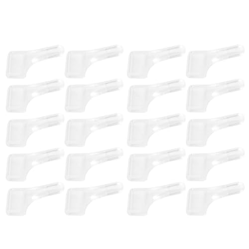 10 Paar transparente Ohrhaken, Brillenbeine, PVC-Halter, Bügelspitze, weiche Sonnenbrillen-Organizer, Schublade von Miaelle