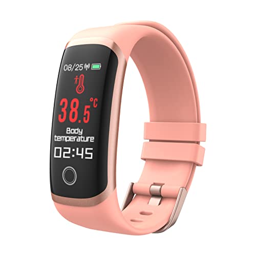 MicLee Damen Herren Fitness Armband Smartwatch mit Pulsmesser Fitness Tracker 0.96 Zoll Farbbildschirm Fitness Uhr Wasserdicht IP67 Aktivitätstracker Schrittzähler Sportuhr Pulsuhren für iOS Android von MicLee