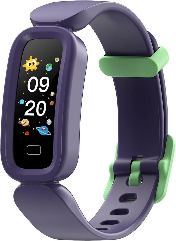 MicLee Smartwatch (0,96 Zoll, Android iOS), Kinder mit pulsmesser uhr sportuhr pulsuhren wasserdicht für mädchen von MicLee
