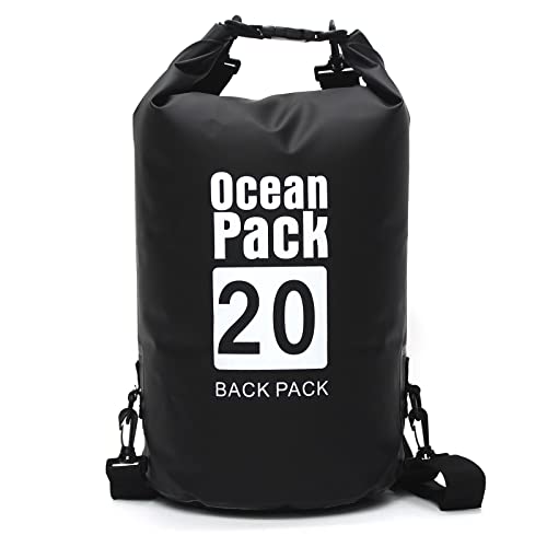 Micacorn Wasserdichter Beutel, 10L Dry Bag Lang Verstellbarer Schultergurt Wasserdichter Taschen für Kajakfahren, Bootfahren, Kanufahren, Rafting, Wandern, Schwimmen, Camping, Snowboarden von Micacorn