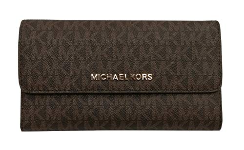Michael Kors Jet Set Travel Large Trifold Leather Wallet von Michael Kors