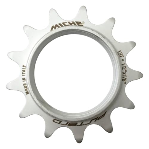Miche Unisex – Erwachsene Single Speed Ritzel, Mattverchromt, One Size von Miche