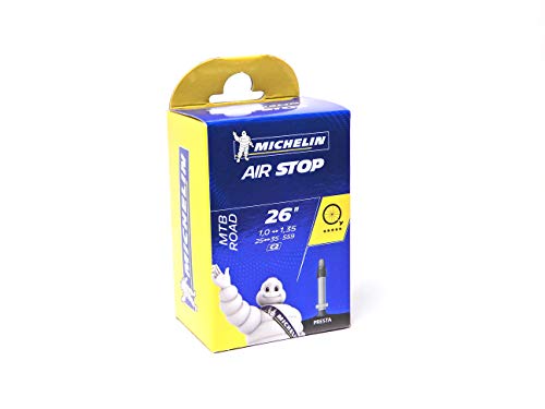 Michelin Presta C2, Unisex-Schlauch für Erwachsene, Schwarz, 26X1.0 -1.35 von MICHELIN