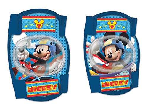 Disney Jungen Mickey Mouse Knie- und Ellenbogenschoner Set, Mehrfarbig, S von Mickey Mouse