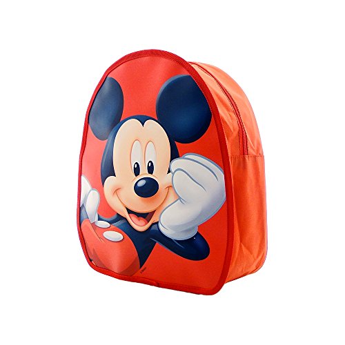 Mickey 53166 Kinderrucksack, Rot, 30 x 10 x 25 cm von Mickey