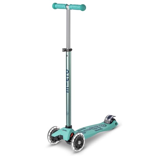 Micro Maxi Eco LED Scooter Jungen/Mädchen 5-12 Jahre mint von MICRO