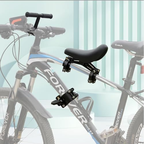 MidGard Fahrrad Kindersitz für Befestigen vorne am Rahmen, Kinder-Fahrradsitz mit Lenkergriffe für sicheren Halt, geeignet für Kinder im Alter von 2-5 Jahren von MidGard