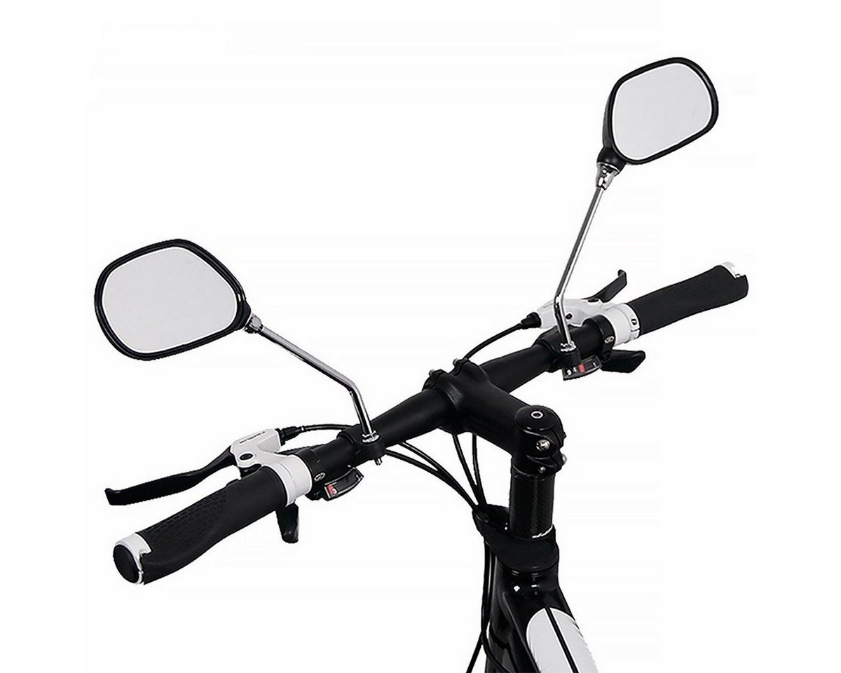 MidGard Fahrradspiegel Fahrrad Rückspiegel für Lenker verstellbar für E-Bike, MTB, Citybike (2-St) von Midgard