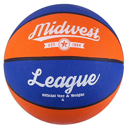 Midwest League Basketball, Unisex, League Basketball, blau/orange von Midwest