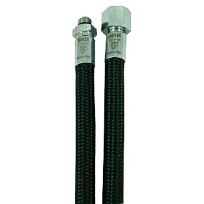 Miflex High-flexible Lp Regulator Hose Unf 3/8 Schwarz 110 cm von Miflex