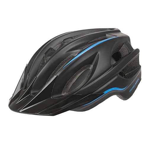 Mighty Kinder Young Hawk Fahrradhelm, Schwarz, XS/S, 48-55 cm von Mighty